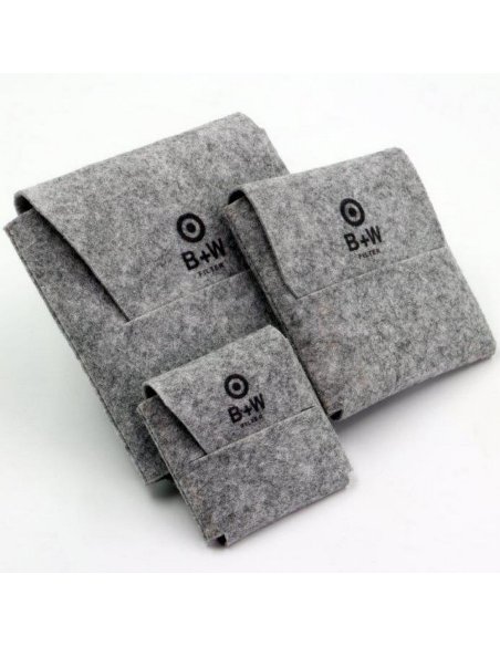 Felt Pouch B+W S-size for 1-filter up to 49mm 1100607