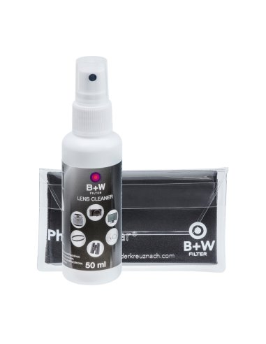 Lens cleaning set B+W Pump spray with cloth...