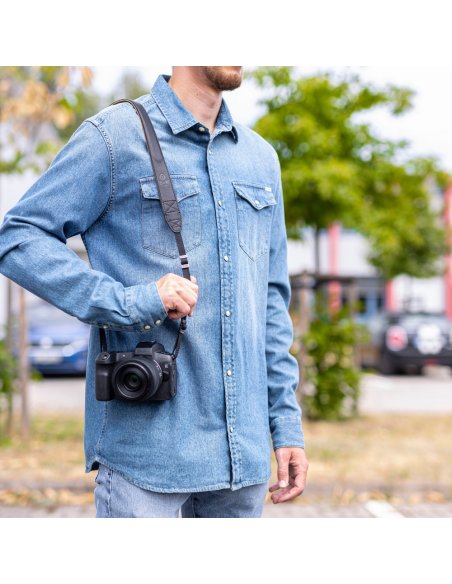 Pasek do aparatu B+W Camera Strap Black Leather 30mm 1102622