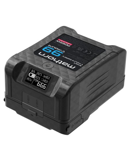 Bateria Mathorn MB-V99 6800mAh PD65W OLED USB-C 99Wh V-mount
