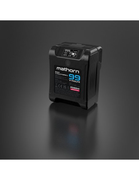 Bateria Mathorn MB-V99 6800mAh PD65W OLED USB-C 99Wh V-mount