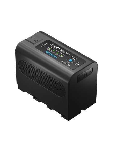 Mathorn battery MB-701 6700mAh 50Wh USB-C LED for NP-F770