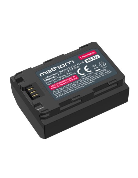 Bateria Mathorn MB-222 Ultimate 2400mAh USB-C zamiennik NP-FZ100