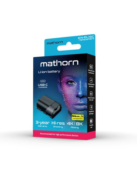 Bateria Mathorn MB-211A 2250mAh USB-C zamiennik EN-EL15C do Nikon Z8