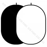 GlareOne Foldable Background 2in1 Black White 150x200 cm