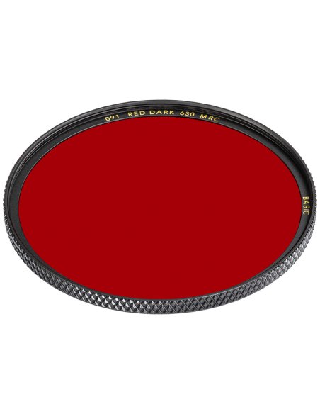 Filtr czerwony ciemny B+W Basic 091 Red Dark 630 MRC 1102698 55mm