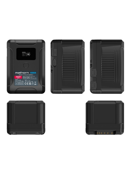 Mathorn battery MB-V200 14000 mAh PD65W OLED USB-C 200Wh V-mount