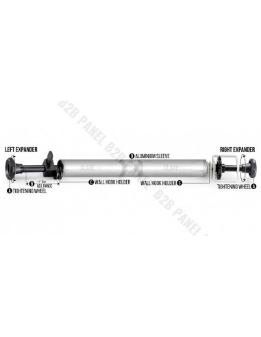 GlareOne Background Support System - set for 4...