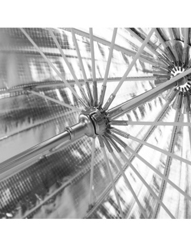 GlareOne Orb 130 Silver - deep umbrella with...