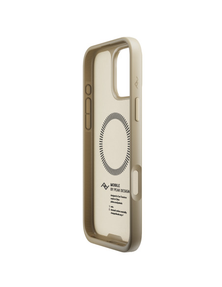 Peak Design Mobile Etui Everyday Case Clarino iPhone 16 Pro Max - Kość słoniowa