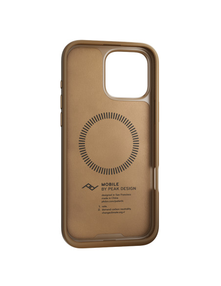 Peak Design Mobile Everyday Case Clarino iPhone 16 Pro Max - Tan