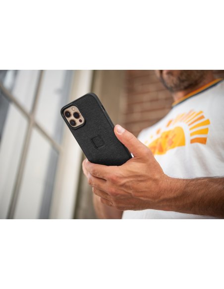 Peak Design Mobile Etui Everyday Case Fabric iPhone 16 Pro  - Szarozielony