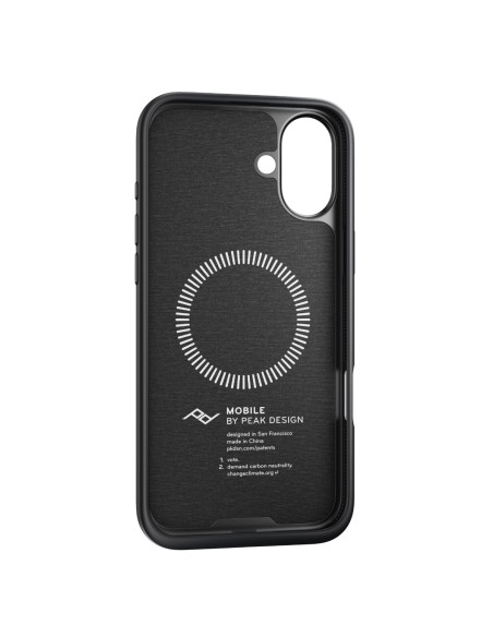 Peak Design Mobile Etui Everyday Case Fabric iPhone 16 Plus  - Grafitowy