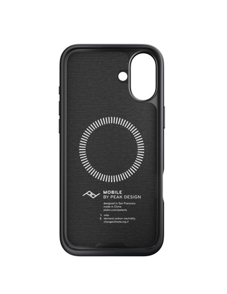Peak Design Mobile Everyday Case Fabric iPhone 16 Plus - Charcoal
