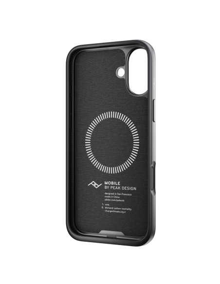 Peak Design Mobile Everyday Case Fabric iPhone 16 Plus - Charcoal