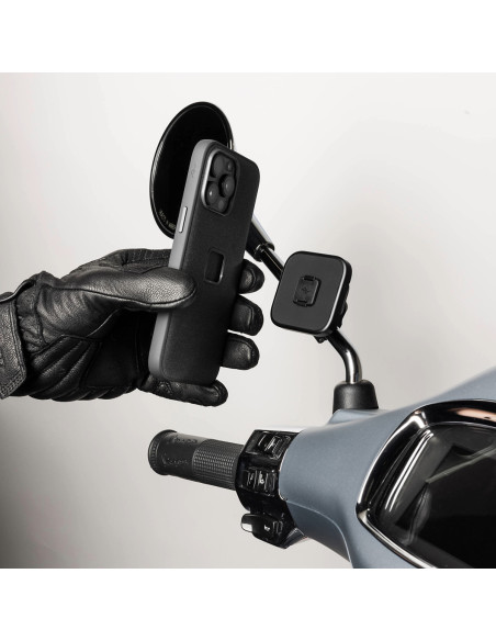 Peak Design Mobile Motorcycle Mount Mirror Mount Black - Uchwyt Motocyklowy Do Telefonu Na Lusterko - Czarny