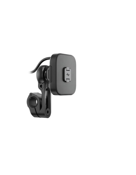 Peak Design Mobile Motorcycle Mount Mirror Mount Charging Black - Uchwyt Motocyklowy Do Telefonu Na Lusterko Z Ładowaniem