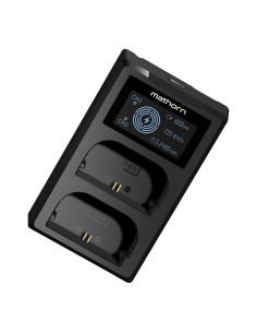 Mathorn dual charger MBC-D200 USB-C for Canon LP-E6NH