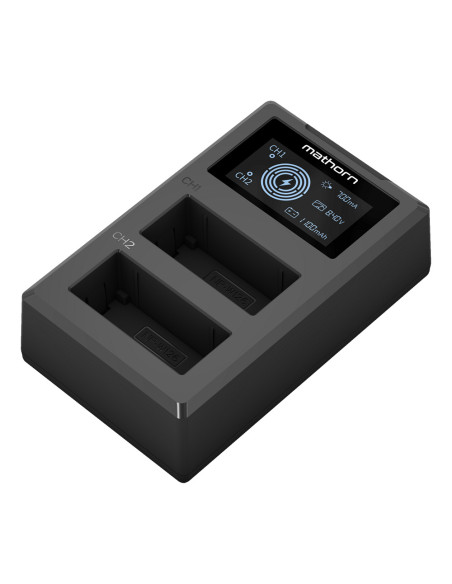 Ładowarka dwukanałowa Mathorn MBC-D130 USB-C do Fujifilm NP-W126S