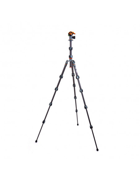 Statyw 3 Legged Thing Leo 2.0 Gray, włókna węglowe, 5-sekcji, udźwig 30kg, głowica Pro Lever