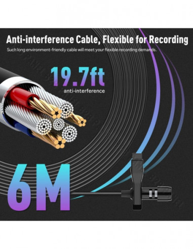 Synco S6M lavelier microphone with monitor