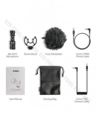 Synco M1S mikrofon nakamerowy - kardioidalny z...