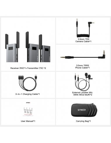 Synco TS bezprzewodowy system mikrofonowy UHF -...