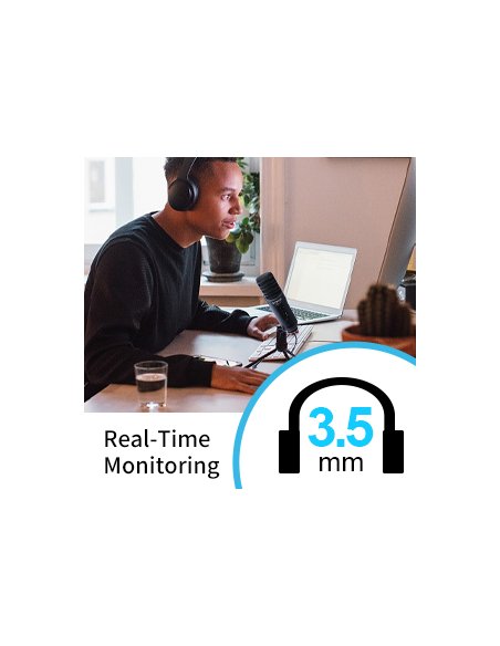 Synco V1 USB Microphone with Monitor - Condenser