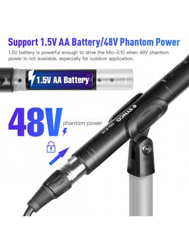 Synco E10 mikrofon - kardioidalny mikrofon...