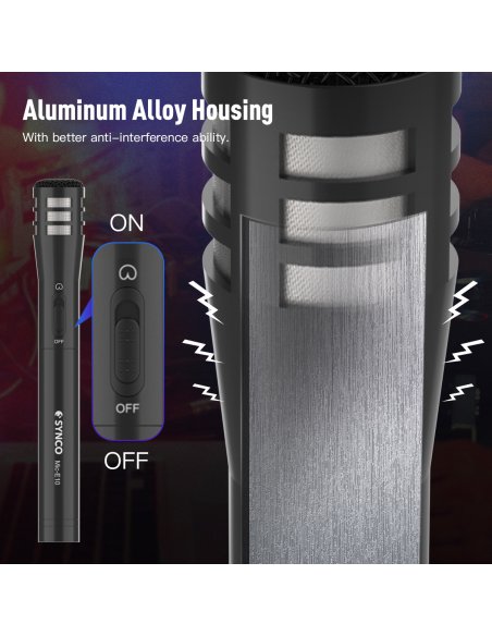 Synco E10 mikrofon - kardioidalny mikrofon elektretowy