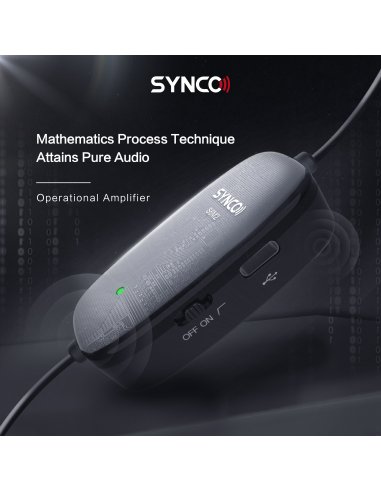 Synco S6M2 mikrofon krawatowy z odsłuchem i...