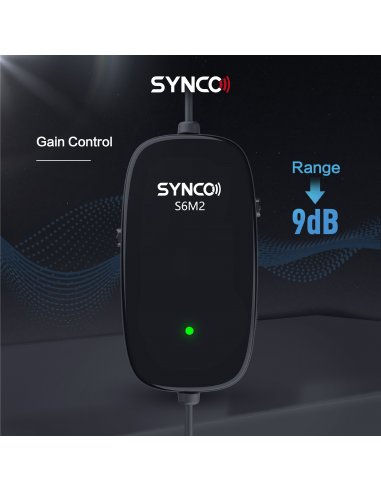 Synco S6M2 mikrofon krawatowy z odsłuchem i...