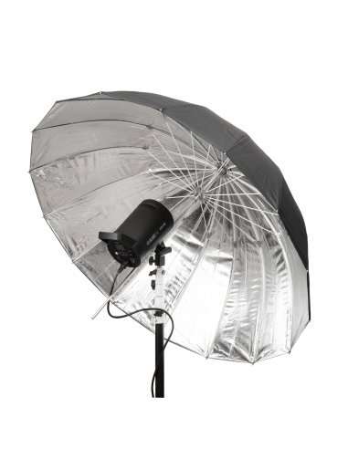 GlareOne ORB 110 Silver - deep umbrella with...