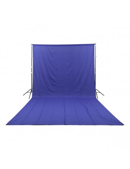 GlareOne blue fabric backdrop 3x6 m