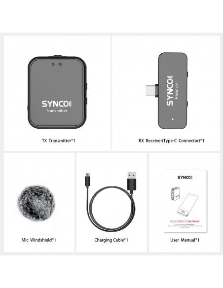 Synco G1T Wirelles System with USB-C