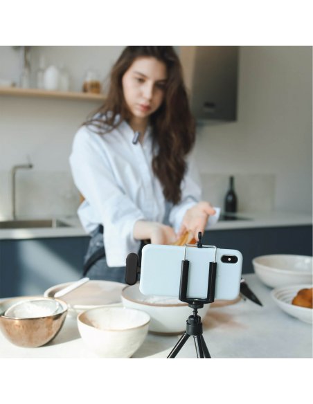 Synco P1L bezprzewodowy system mikrofonowy Lighting, 1 nadajnik, 1 odbiornik, grey-blue