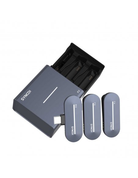Synco P2T wirelles system USB-C grey-blue