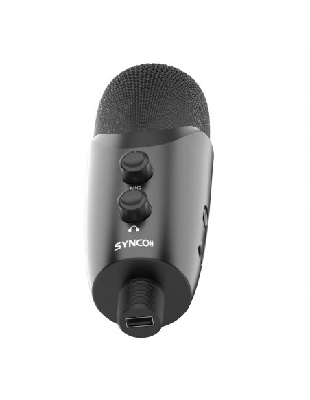 Synco V2 USB Condenser Microphone with POP filter and Monitor