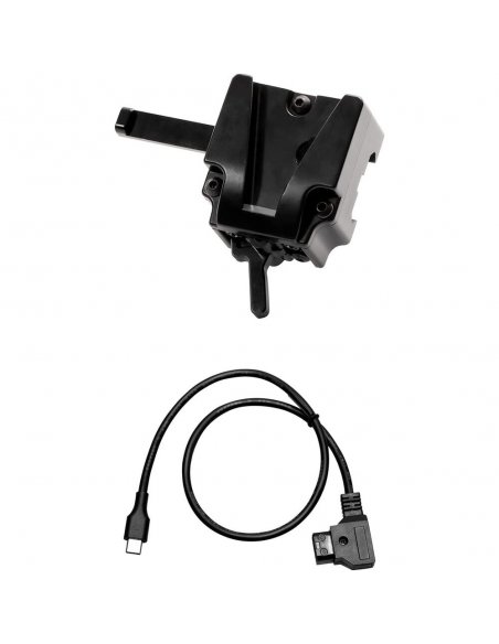 COLBOR V-Mount battery adapter + D-tap to usb-c cable for CL-60, CL-60R, CL-100X lamps