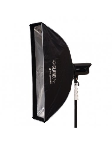 GlareOne Softbox 25x100 PRO Kit - grid included