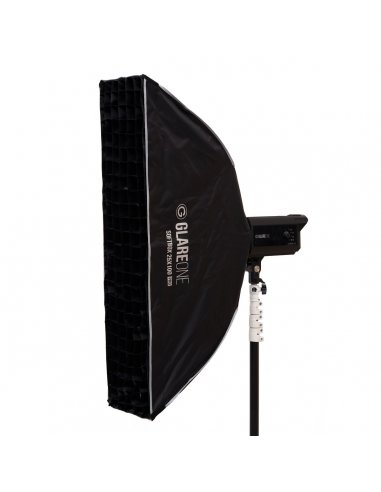 GlareOne Softbox 25x100 PRO - zestaw z gridem