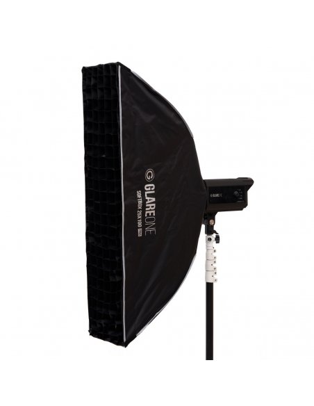 GlareOne Softbox 25x100 PRO - zestaw z gridem