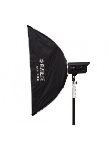 GlareOne Softbox 25x100 PRO - zestaw z gridem