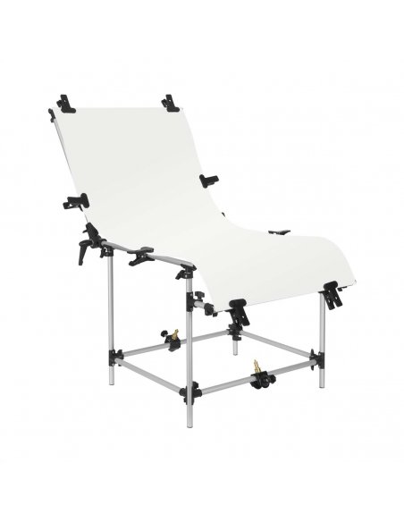 GlareOne PVC Background 60x130cm - white, mirrored