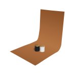 GlareOne PVC Background 60x130cm - coffee