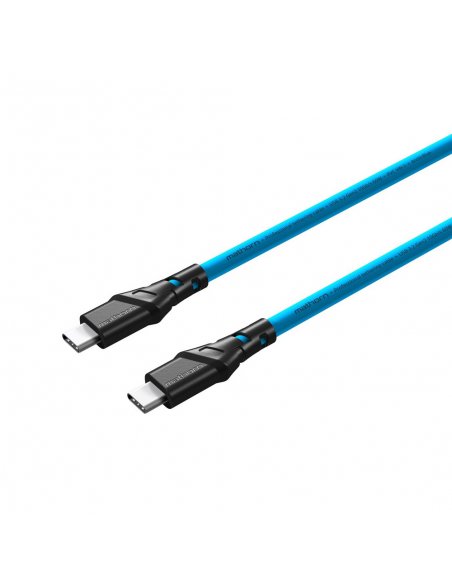 Mathorn tethering cable MTC-510 5m 10Gbps 60W USB A-C90 ArcticBlue