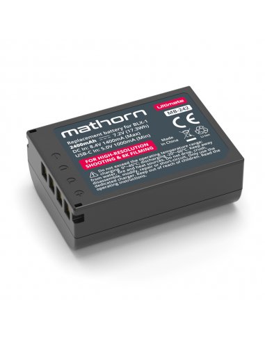 Bateria Mathorn MB-242 Ultimate 2400mAh USB-C...