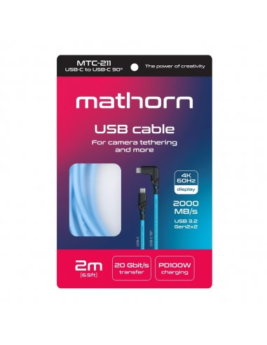 Kabel fotograficzny Mathorn MTC-211 2m 20Gbps...