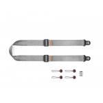 Pasek na szyję lub ramię SLIDE LITE ASH v3 popielaty do...